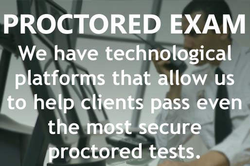 Take My Proctored Exam For Me.
